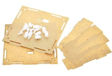 Часы Термометр, дата, будильник + НАБОР ДЛЯ САМОГО КОРПУСА