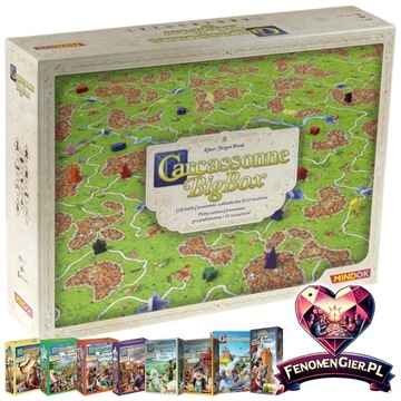Carcassonne Big Box + Mgła nad Carcassonne + 7 dodatków