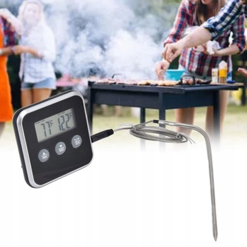 TERMOMETR KUCHENNY BBQ ELEKTRONICZNY SONDA GRILL