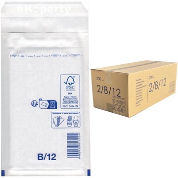 KOPERTY BĄBELKOWE PREMIUM B12 BIAŁE 200 SZT. TOP