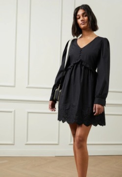 Sukienka na lato czarna/ NA-KD / 34/XS