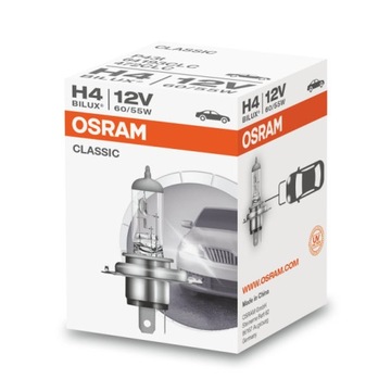 Автомобильная лампа OSRAM H4 12В 55Вт CLASSIC