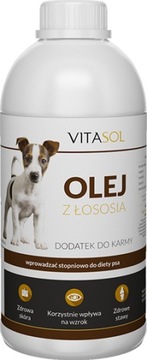 VITASOL OLEJ RYBNY Z ŁOSOSIA OMEGA 3 250 ml