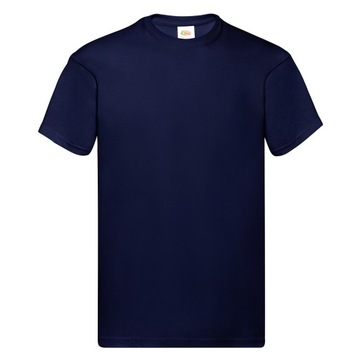 T-SHIRT KOSZULKA FRUIT OF THE LOOM deep navy XXL