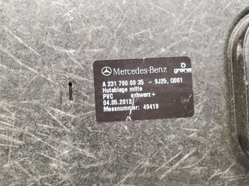 MERCEDES-BENZ SL R231 A2317900035 Z ZADU POLIČKY ZADNÍ