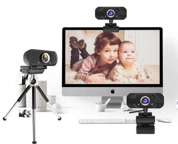 Webcam 480p Microphone 1,3M Black USB 2.0 для видеоконференции