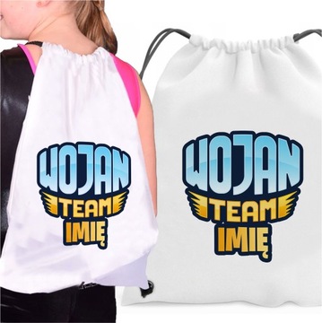 WOREK PLECAK DO SZKOŁY WOJAN TEAM CLUB PREZENT DLA DZIECKA IMIĘ Y4