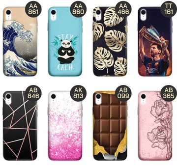 ETUI DO IPHONE XR WZORY TOP100 DESIGN Z NADRUKIEM ZE WZOREM OBUDOWA +SZKŁO