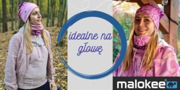 Теплая шапка из хлопкового флиса для активных людей.