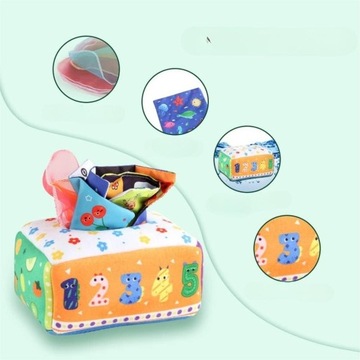 СОРТЕР С САЛФЕТКАМИ ПЛЮШЕВЫЕ ЖИВОТНЫЕ MONTESSORI SENSORY