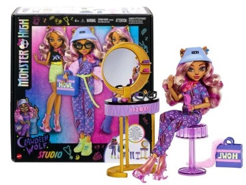 MONSTER HI CLAWDEEN WOLF STUDIO DOLL кукла, одежда, туалетный столик + аксессуары