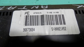 OPEL ANTARA 08R PŘÍSTROJOVÁ DESKA BUDÍKY GB 96673664