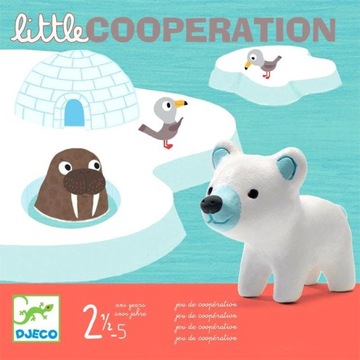 Gra Little Cooperation Zwierzaki na Arktyce od DJECO