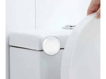 РУЧКА ДВЕРНАЯ БАМПЕР САМОКЛЕЯЩАЯСЯ НА СТЕНУ 5,5 см ПРОЗРАЧНАЯ 6 шт.