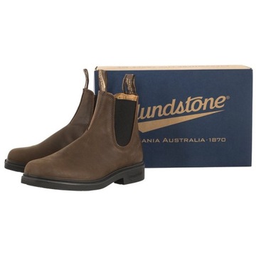 Buty Sztyblety Skórzane Blundstone 2029 Antique Brązowe