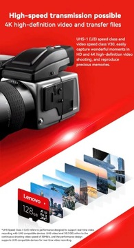 Карта памяти Lenovo Micro TF SD 256 ГБ