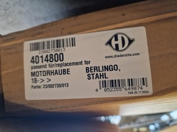 DIEDERICHS 4014800 KRYT KOMORA MOTORU