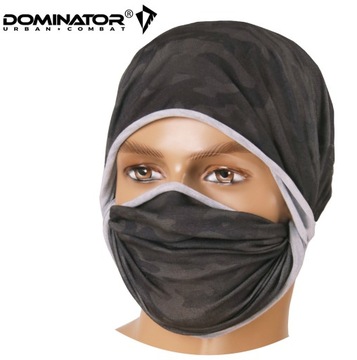 KOMIN BANDANA CHUSTA SZAL DOMINATOR BLACK CAMO
