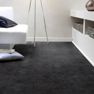 Самоклеящаяся напольная плитка в стиле пэчворк черная