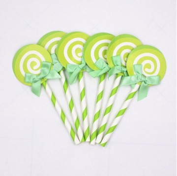 Topper piker tort baby shower roczek ZIELONY