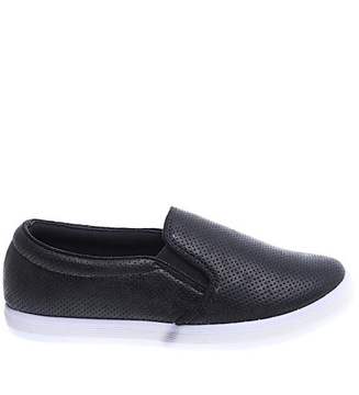 Wsuwane damskie trampki tenisówki slip on 15534