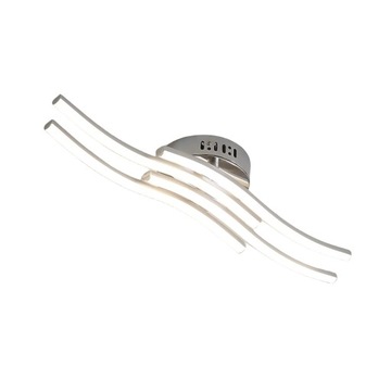 LAMPA SUFITOWA LED ŻYRANDOL LOFT SREBRO 24W 4000K