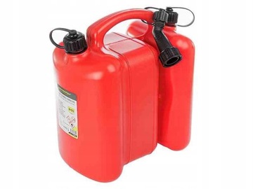 Kanister dwukomorowy na paliwo / olej 6 + 3L