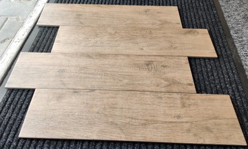 НАСТЕННАЯ НАПОЛЬНАЯ ПЛИТКА GRESS, МАТОВАЯ, КОРИЧНЕВАЯ ПОД ДЕРЕВО, 15X60, КЛАСС 1