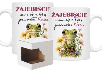 Кружка ПРОЩАЙ С РАБОТЫ УХОДИМ С РАБОТЫ МЫ ТЕБЯ ЛЮБИМ +имя
