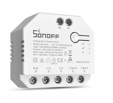 КОНТРОЛЛЕР РОЛЬСТАВНЕЙ ДЛЯ УМНОГО ДОМА WIFI, МОНТАЖНЫЙ НА МОНТАЖЕ МОНТАЖА