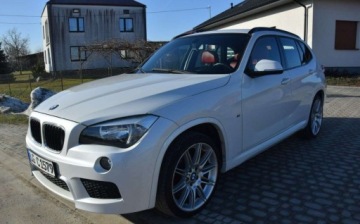 BMW X1 E84 Crossover Facelifting sDrive 20d 184KM 2014 BMW X1 2.0D M-Pakiet Navi Bial Perla 2 KPL Alufelg Sprowadzony 2.0, zdjęcie 3