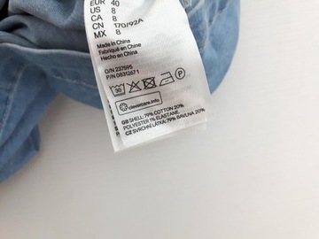 H&M jeansowa SUKIENKA na lato MODNA szmizjerka _ 40