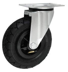 KOŁO KOŁA fi 200 mm POMPOWANE SKRĘTNE DO WÓZKA LAD