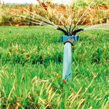 Садовый спринклер 360* с приводом для орошения сада для цветочной травы