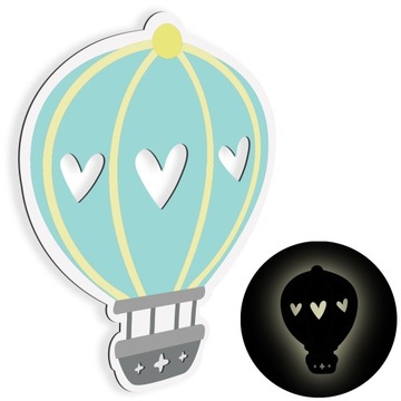 Lampka nocna dziecięca balon LED styl skandynawski