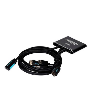 Przełącznik KVM HDMI 4K 1080p 3x USB 2.0 10.2Gbps