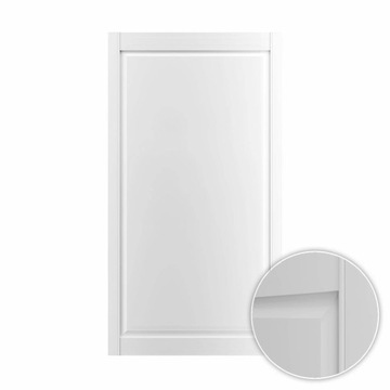 Drzwi kasetonowe białe 59,4 x 110