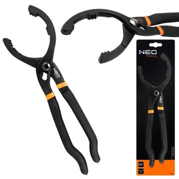 КЛЮЧ NEO ИЗОГНУТЫЙ 20° ДЛЯ МАСЛЯНЫХ ФИЛЬТРОВ 63,5–116 мм 11–240