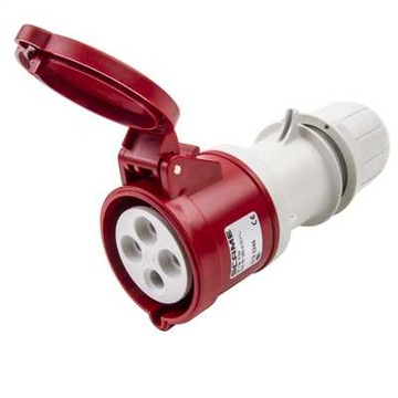 Gniazdo OPTIMA skręcane 3P+E 16A SCAME 313.1646