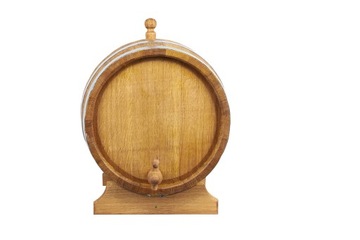 Дубовая бочка 20л для виски, самогона, вина, ликеров (с сертификатом ПЖ)