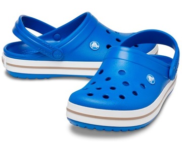 MĘSKIE SPORTOWE CHODAKI CROCS 11016 CROCBAND WYGODNE KLAPKI KROKSY r. 42-43