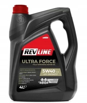 REVLINE olej silnikowy ULTRA FORCE C3 5W40 4L