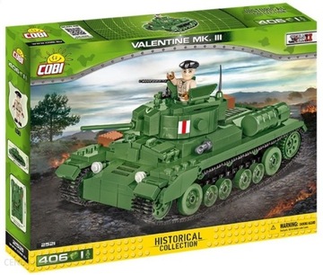 Cobi 2521 Small Army czołg Valentine MK.III