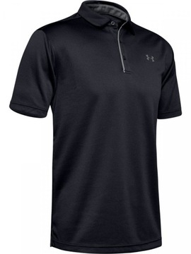 Under Armour Polo UA Tech 1290140 Czarny Loose Fit