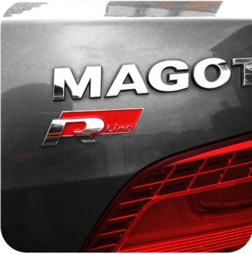 VW R-LINE ZNAK ZNAKY KOVOVÝ NÁLEPKA LOGO