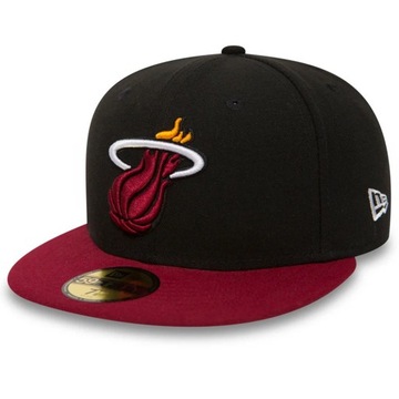 Czapka z daszkiem NEW ERA męska NBA MIAMI HEAT fullcap WYSYŁKA W KARTONIE