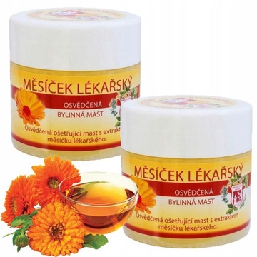 Maść nagietkowa na zajady trądzik blizny 2x150ml