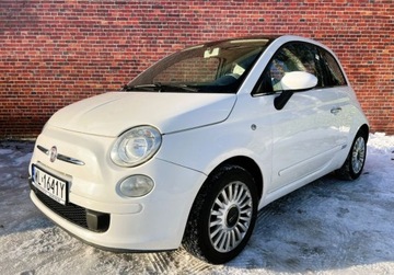 Fiat 500 II Hatchback 3d 1.2 69KM 2010 Fiat 500 Lounge Panorama Klima Alu Gwarancja w cenie VFVL 1.2 Benzyna, zdjęcie 1