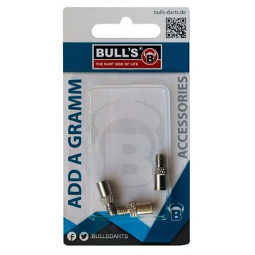 Obciążniki dodatkowa masa dla lotki Bull's Nikiel 2g