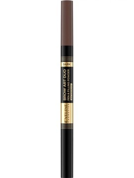 Eveline Duo Liner Wodoodporny Do Brwi Dark